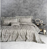 Покрывало жаккардовое с наволочками на кровать качественное красивое стильное 260/250 см Cotton Boх Турция