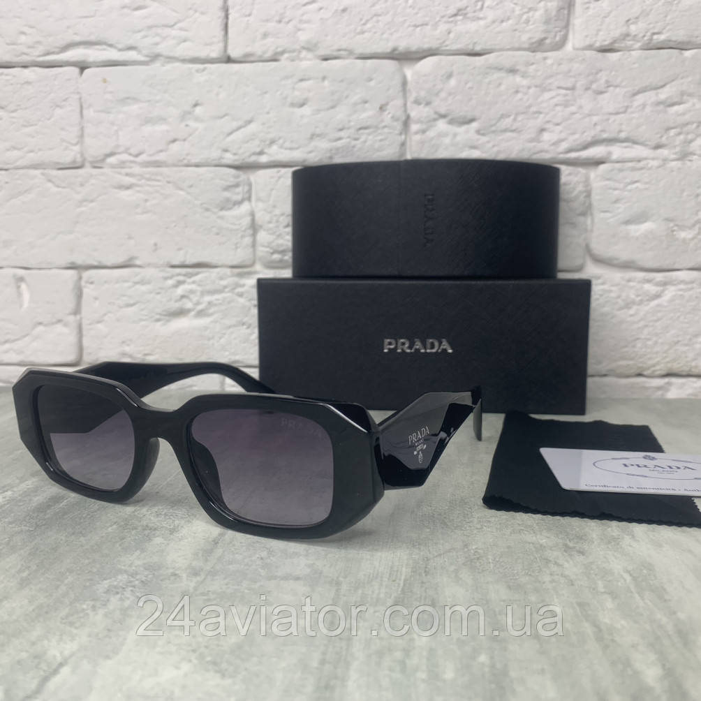 Сонцезахисні окуляри жіночі PR 18001 чорний градієнт