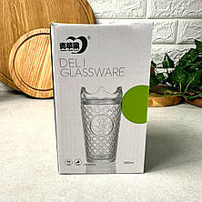 Високий коктейльний стакан із кришкою 500 мл Корона, фото 2