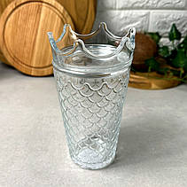 Високий коктейльний стакан із кришкою 500 мл Корона, фото 4