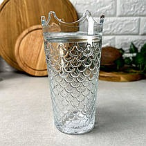 Високий коктейльний стакан із кришкою 500 мл Корона, фото 5