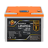 Комплект резервного живлення LP (LogicPower) ДБЖ + літієва (LiFePO4) батарея (UPS B800+ АКБ LiFePO4 1280W), фото 4