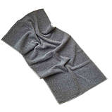 Чоловічий подарунковий набір для лазні, сауни в подарунковій упаковці - кілт, рушник, ароматизатор махра 400 г/м2 сірий, фото 3