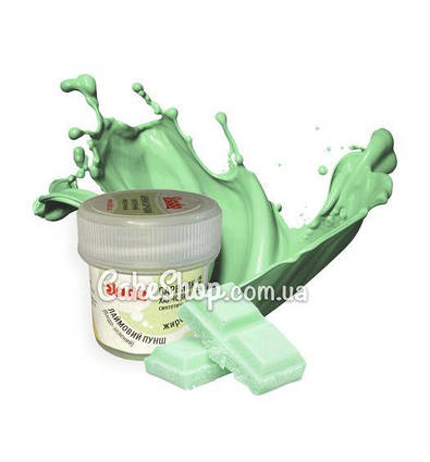 Барвник для шоколаду сухий Slado Лаймовий пунш/Блідо-зелений, 5г