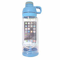 Спортивная бутылка для воды и телефона SO-KID Н-606 400 мл Blue