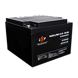 Акумулятор LogicPower AGM LPM 12V - 26 Ah під болт М5 ILP, фото 5