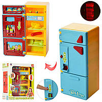 Холодильник XS-14006, ігровий набір, продукти, світло, звук, дитяча іграшка, техніка для дітей