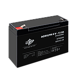 Акумулятор LogicPower AGM LPM 6V - 12 Ah ILP, фото 5
