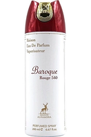 Дезодорант Alhambra Baroque Rouge 540 для мужчин и женщин - deo spray 200 ml