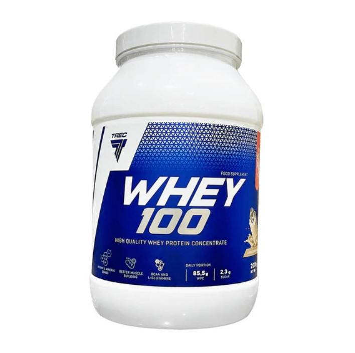 Концентрат сироваткового протеїну (білку) TREC nutrition Whey 100 2кг