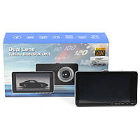 Видеорегистратор DVR Z30 HD1080 5'' двумя камерами фото и видео машина