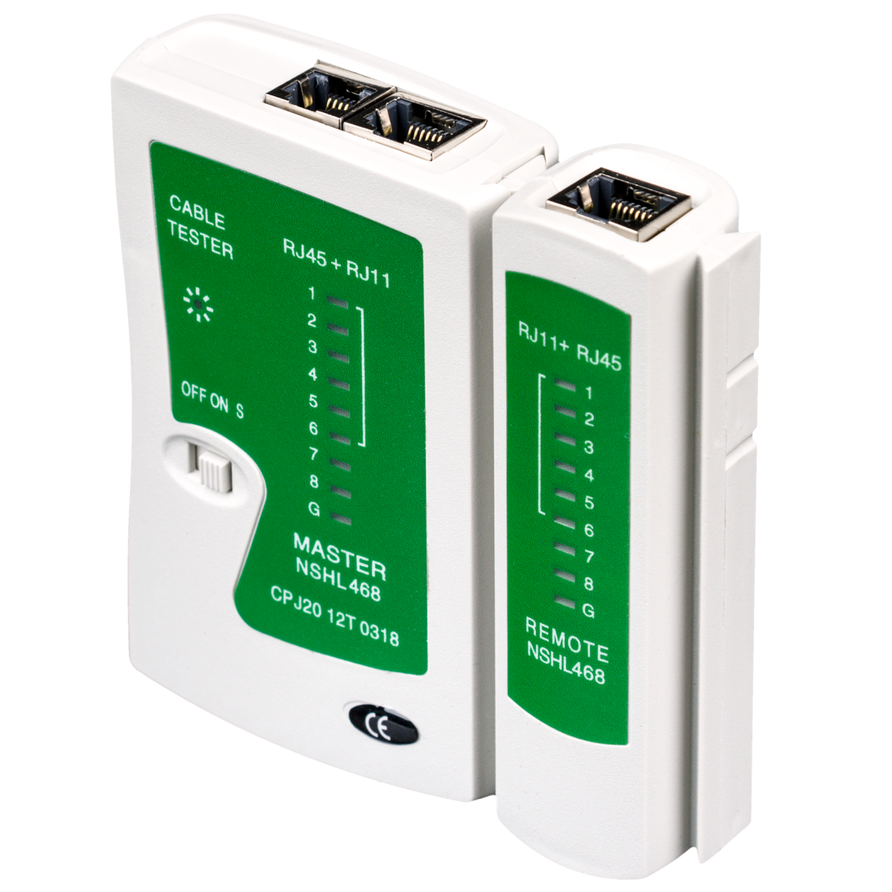 Тестер кабельний для RJ45 і RJ12 LP-468N, фото 1