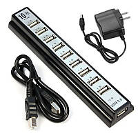 Разветлитель USB HUB 10 PORTS 220V ART:5005 - НФ-00007038