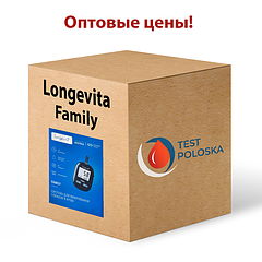 Оптові ціни на глюкометри Лонгевіта Фемелі (Longevita Family)