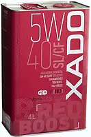 Моторна олива XADO Atomic Oil 5W-40 SL/CF RED BOOST 4 л