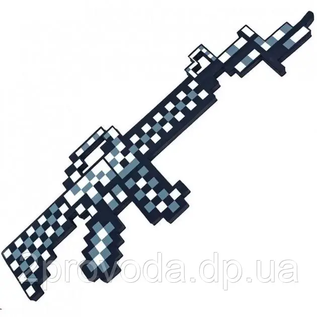 Піксельний Залізний Автомат Minecraft 62 см