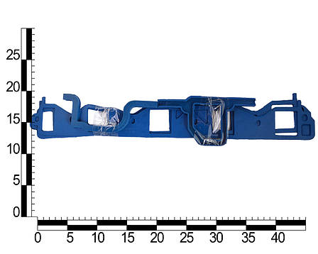 Прокладка впускної труби ГАЗ 53, 3307, ПАЗ (колектора впускного) синя, фото 2