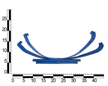 Прокладка картера масляного УАЗ 452, 469, 4215 гумова синя, фото 2