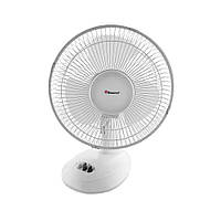 Небольшой настольный вентилятор domotec MS 1624 Fan 9", 2 скорости, 3 лопости, автоповорот, 23 Вт