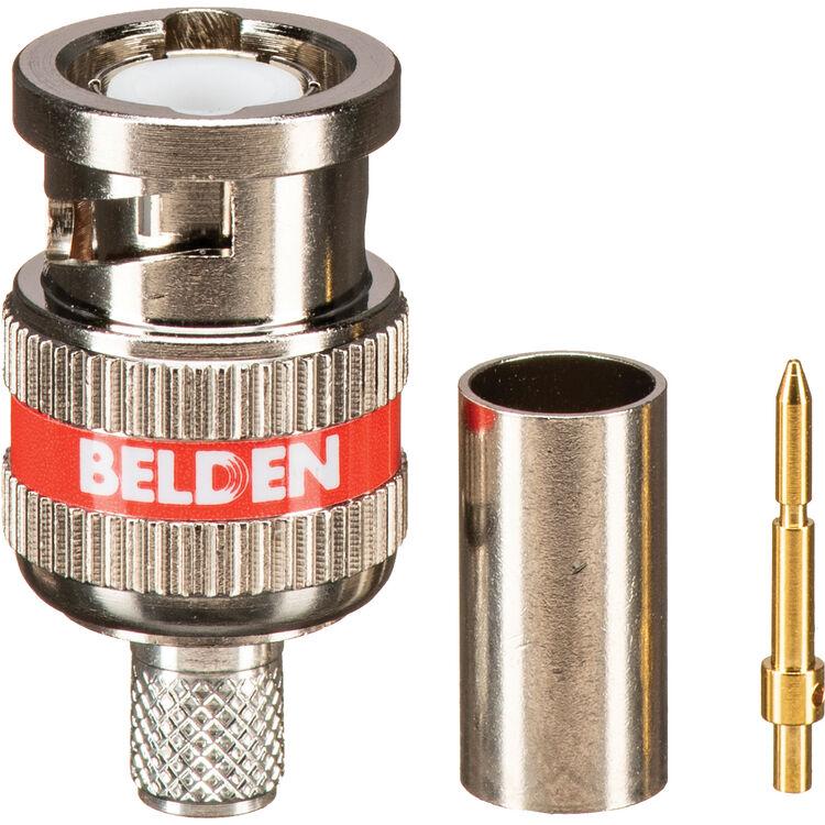 Коннектор Belden 1505ABHD3 6G-SDI 3-Piece BNC HD Crimp Connector for 1505A/RG59 Cable (23303) (1505ABHD3)