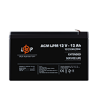 Акумулятор LogicPower AGM LPM 12V - 12 Ah ILP