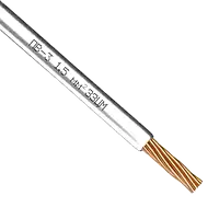 ПВ-3 1,5 Провод белый силовой медь внутренний ЗЗЦМ