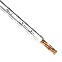 ПВ-3 2,5 Провод белый силовой медь внутренний ЗЗЦМ
