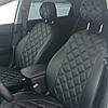 Чохли на сидіння Ауді А4 Б8 (Audi A4 B8) 3Д ромб екошкіра арігона, фото 5
