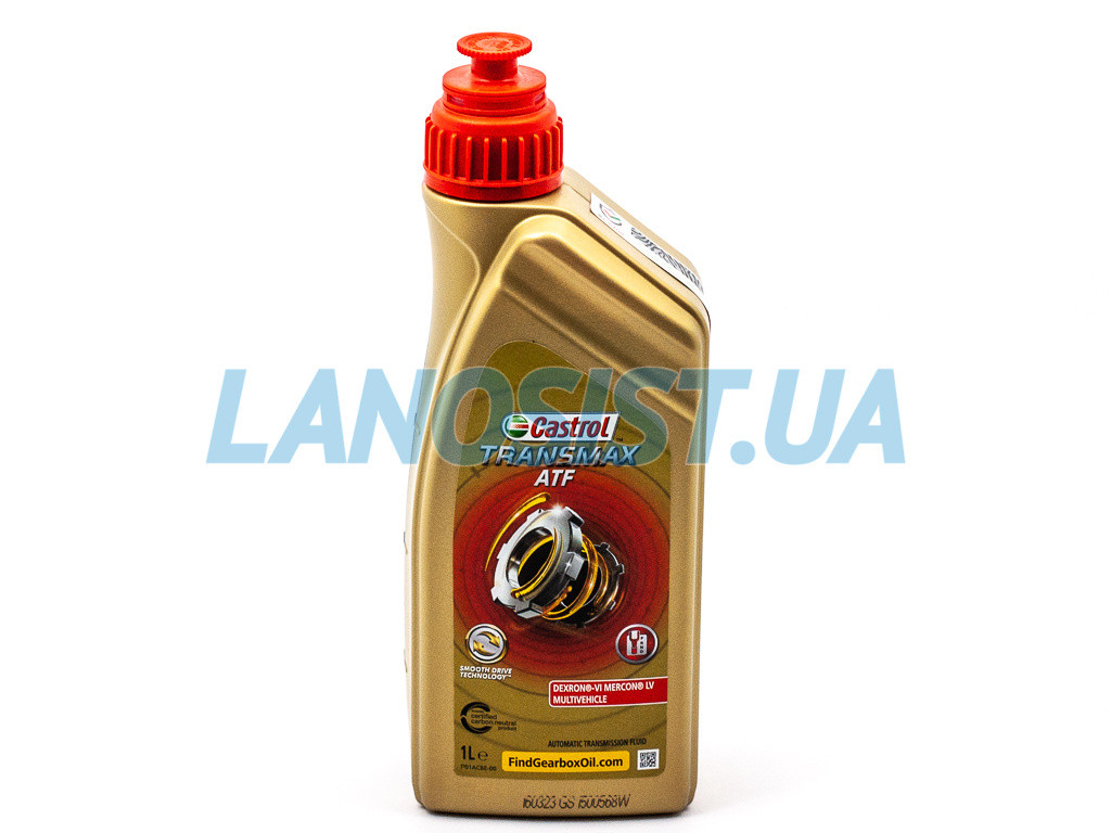 Олива трансмісійна Castrol Dexron VI АКПП ГУР 1L HLTRATFVIX1L