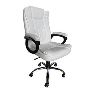 Крісло офісне на колесах Bonro (42400328) Білий
