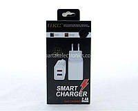 Адаптер Fast Charge AR 001 2 USB (250)в уп 250шт