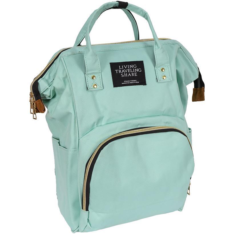 Сумка-рюкзак для мам і пап MOM'S BAG м'ятний 021-208/8