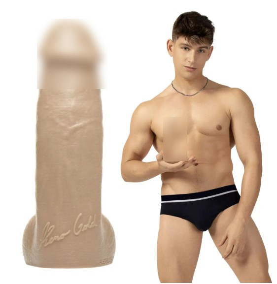 Фалоїмітатор Fleshjack Boys: Reno Gold Dildo