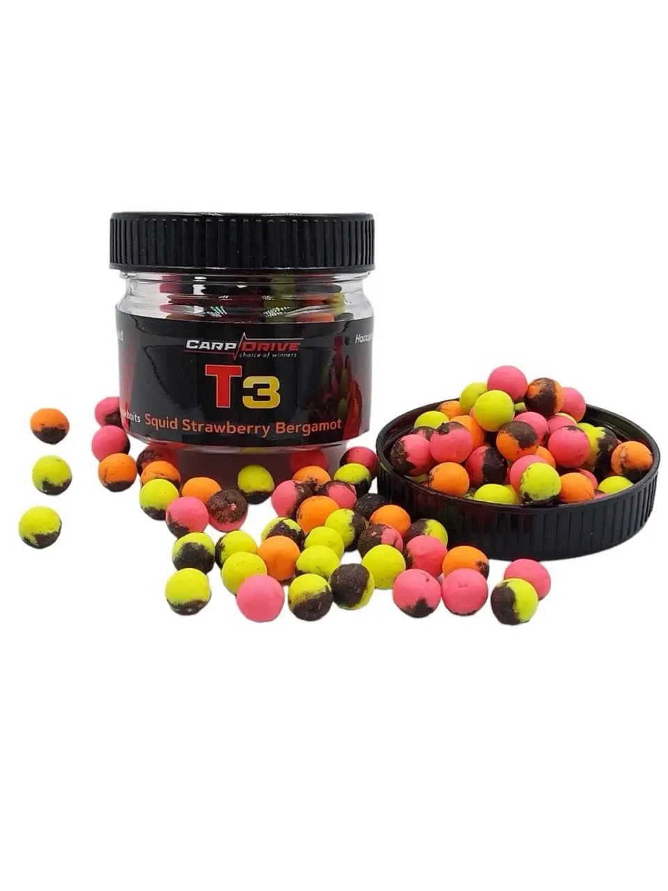Насадка Balance Т3, вафтерс, бойл "Squid Strawberry Bergamot" 8 мм multi color Carp Dream