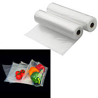 Пищевые вакумные пакеты для еды 20x500см (2 рулона) вакуумные пакеты для продуктов, пакеты для сувид