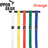 Пояс для кимоно дзюдо Ippon Gear Judo Belt Club 2 Orange оранжевый