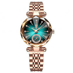 Жіночий наручний класичний годинник Poedagar Lime