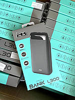 Power Bank MS L300 20 000 mAh, аккумулятор, литий-полимерный, 2x USB, черный, импорт из Европы