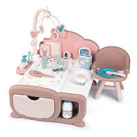 Игровой центр для куклы Smoby Baby Nurse Пудра Детская комната 220379