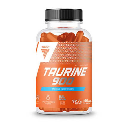 Таурін TREC nutrition Taurine 900 90 caps, фото 3