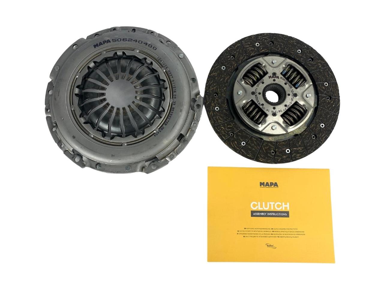 Комплект зчеплення MB Sprinter 2.2/2.7 CDI 2003-2006 (OM611/612) (глибина 12мм) — Mapa (Туреччина) — 008240909