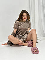 Жіночий комплект трійка. Модні піжами. Одяг для дому і сну., фото 2