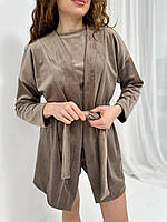 Жіночий комплект трійка. Модні піжами. Одяг для дому і сну., фото 6