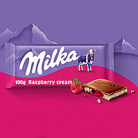 Шоколад Milka Raspberry Creme 100г