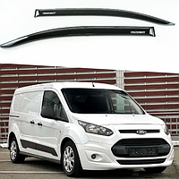 Дефлекторы окон на Ford Transit Custom 2012-> (скотч) AV-Tuning.Ветровики на Ford Transit Custom