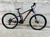 Гірський двопідвісний велосипед Crosser Raptor 29" алюмінієва рама16,9" обладнання SHIMANO ALTU 24 швидкості