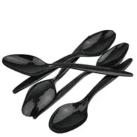 Ложка чорна 100шт/уп