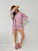 Костюм домашній трійка. Модна красива піжама. Одяг для сну і відпочинку., фото 5