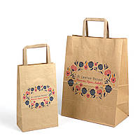 Пакет до 8 Березня подарунковий 220*120*290 мм Святковий Пакет "Зі святом весни"