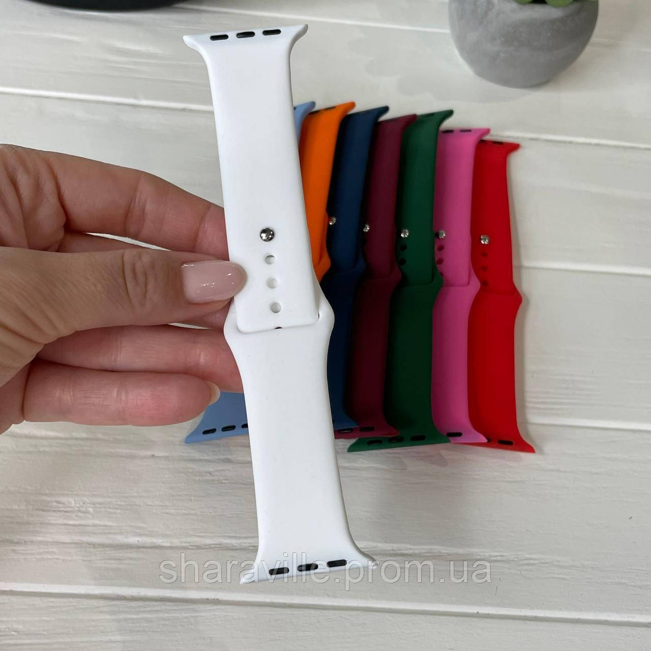 Ремешок для Apple Watch силиконовый черный 42mm/44mm/45mm размер L ...